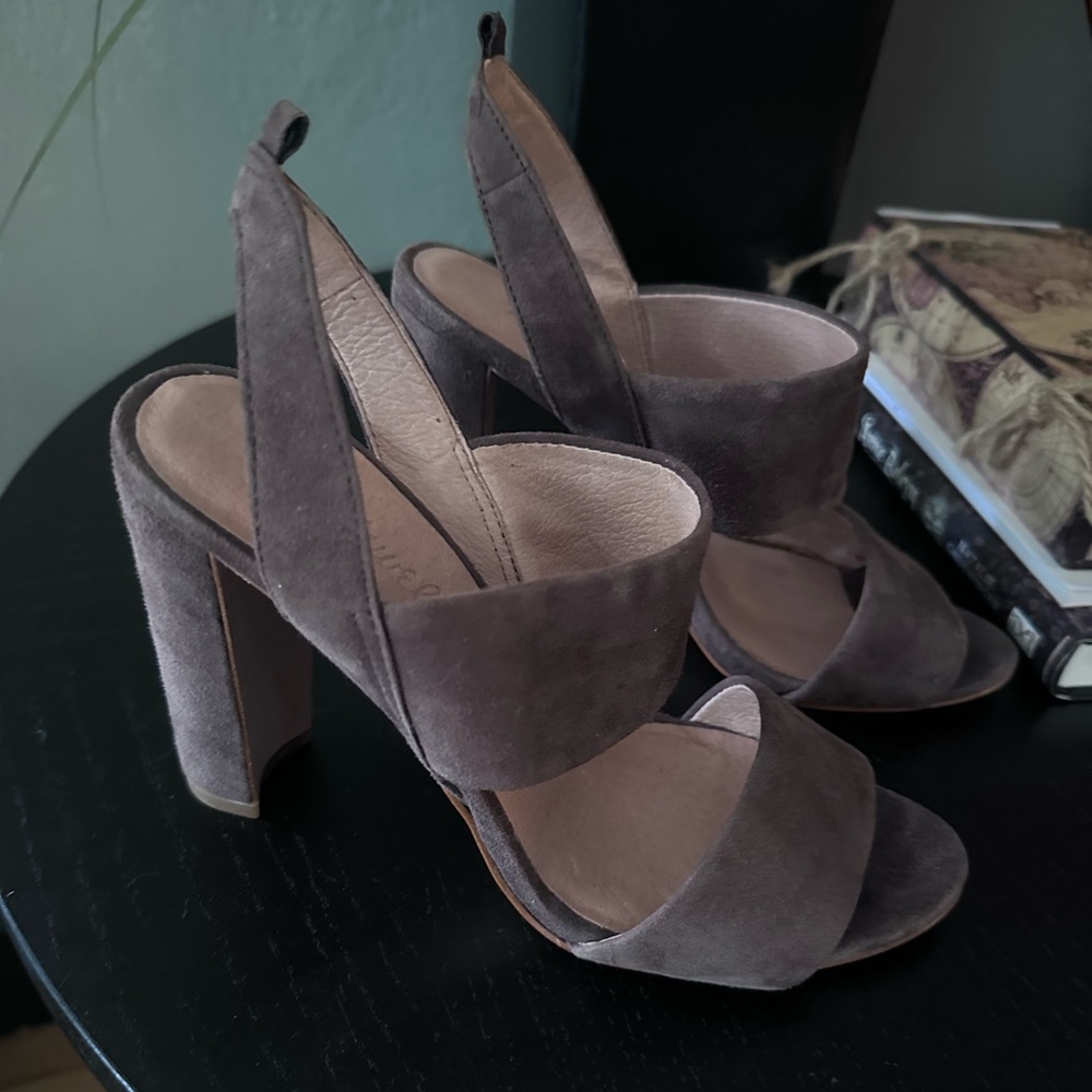 Madewell Suede Heels size 6.5
